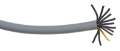 PVC 12 Kabelseele YY 0.75 mm²