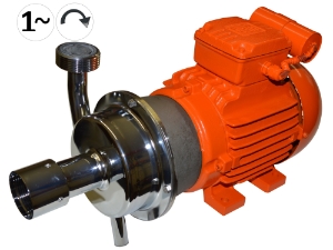 MS Milk Pump 0.75kW 1Ph 230V 50Hz Left Hand
