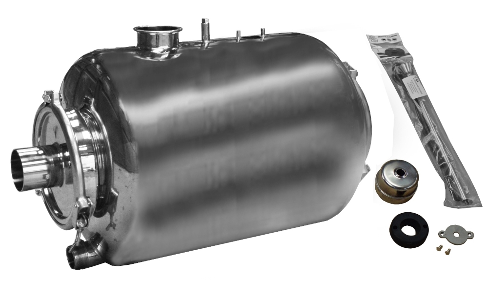 MS Einheit 55L Milchabscheider 76mm 1 Pumpe (Klammerdeckel)