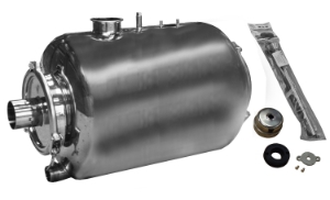MS Einheit 55L Milchabscheider 76mm 1 Pumpe (Klammerdeckel)