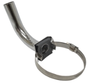 MS Anschlusstutzen rostfrei  20-22 für 63-76mm 90° Parallel