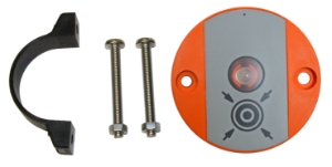 MS Fernschalter + LED orange geschnallt