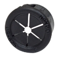 MS Buchse Universal schwarz UB-625