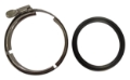 MS Sack Klem 76.2mm und Dichtung rostfrei