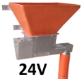 MS Kraftfutterdosiergerät & Trichter orange 24V