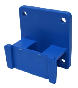 MS Halterung  für Isolator 3/XP blau