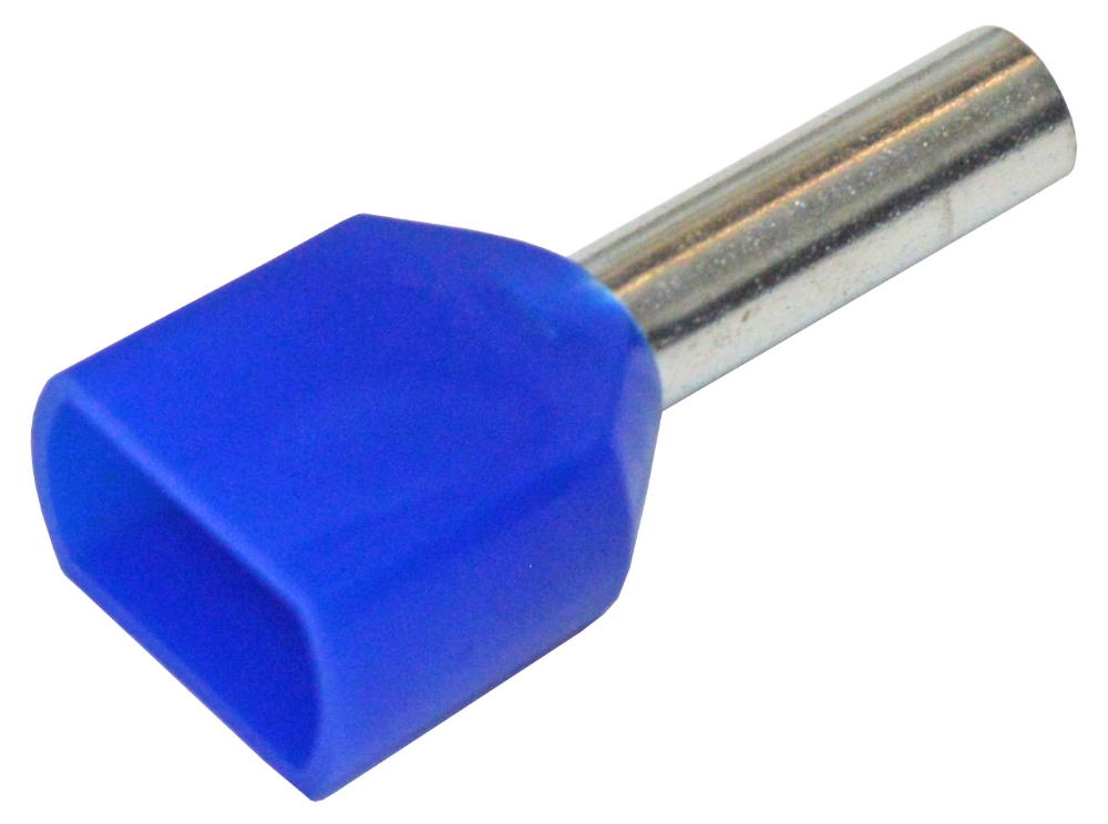 MS Zwinge doppel 2.5mm² blau