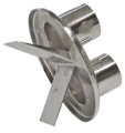 MS Deckel 2 Einlass 63mm für Milchabscheider GM rostfrei