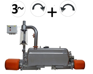 MS Komplett Milchabscheider 100L 2 Abgangen (dreiphasig)