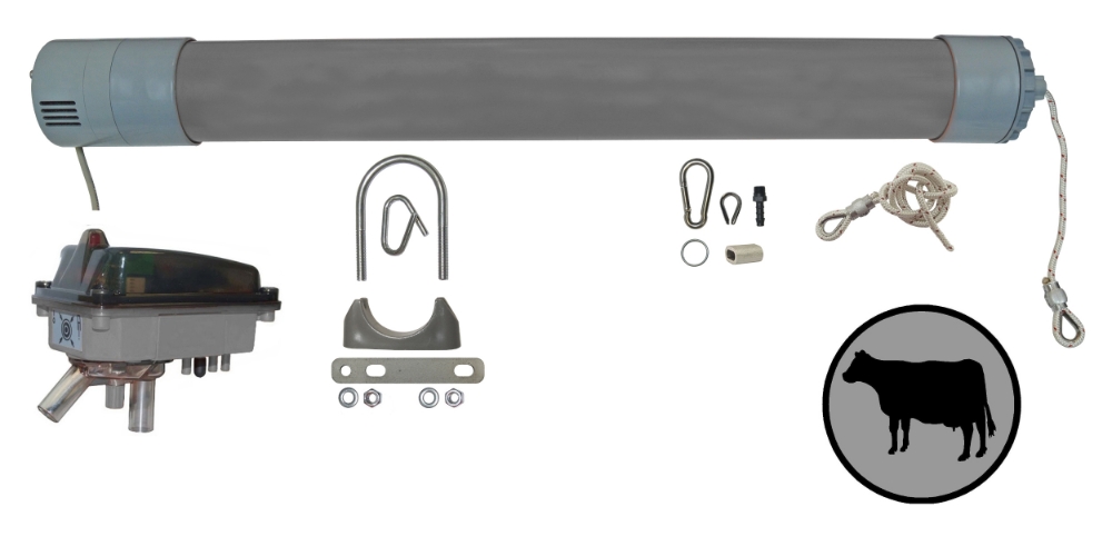 MS Automatische Abnahme Sensor 3 und Abnahmezylinder grau