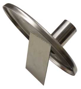 MS Deckel 1 Einlass 40mm für Milchabscheider GM rostfrei