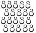 MS Pack Tube Clip Simultaneous Black