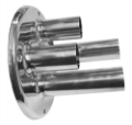 MS Deckel 4 Einlass 40mm für Milchabscheider GM rostfrei