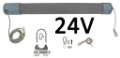 MS Abnamezylinder grau 24V 3 Leiter