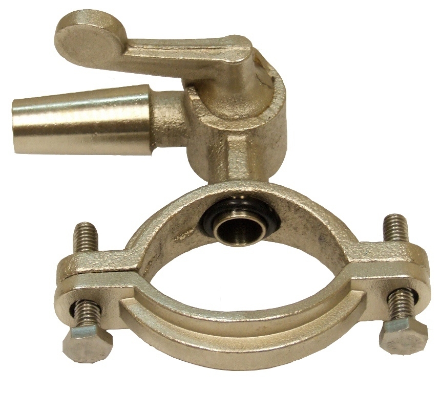 MS Tap Clamp Right Angle 1¼" x 1½"