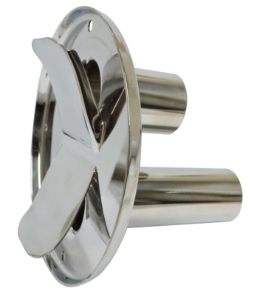 MS Deckel 2 Einlass 51mm für GM Milchabscheider rostfrei