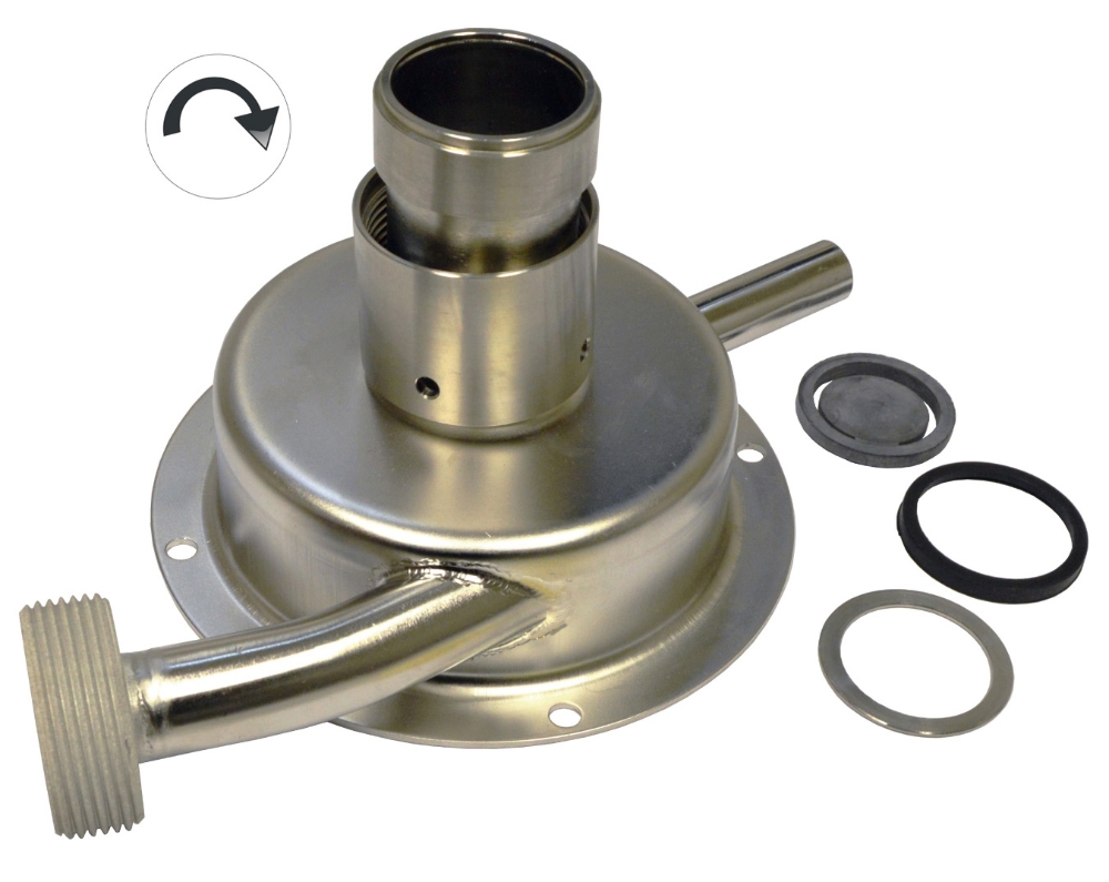 MS Deckel für Milchpumpe 0-75Kw Links 1.5" BSP