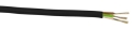 MS PVC 3 Kabelseele  0.50 mm2 Ungeschirmtes Schwarz (pro M)