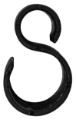 MS Tube Clip Simultaeous Black