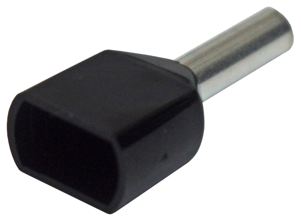 MS Zwinge doppel 1.5mm² schwarz