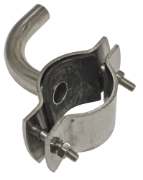 MS Anschlusstutzen gewinkelter 16mm für 40mm Rohrleitung rostfrei