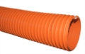 MS Schlauch PVC Drahtverstarkt elastisch Heliflex Orange 100