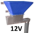 MS Kraftfutterdosiergerät & Trichter blau/grau 12V