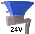 MS Kraftfutterdosiergerät & Trichter blau/grau 24V