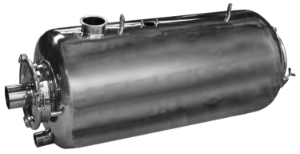 MS Milchabscheider 100L 2 Pumpen 76mm Einlass Klammerdeckel