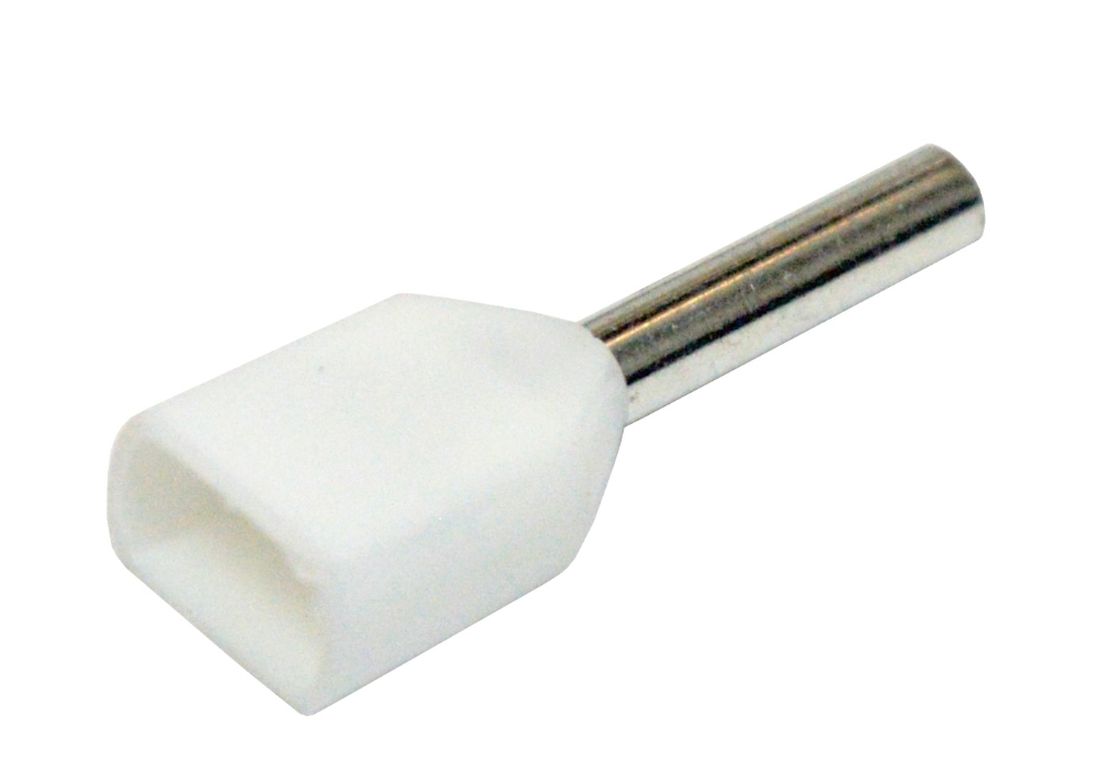 MS Zwinge doppel 0.5mm² weiss