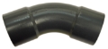 MS Bogen upvc 63mm 45° grau